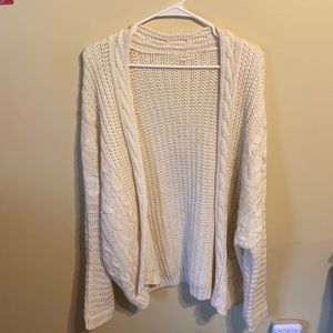Knitted cream/off white cardigan